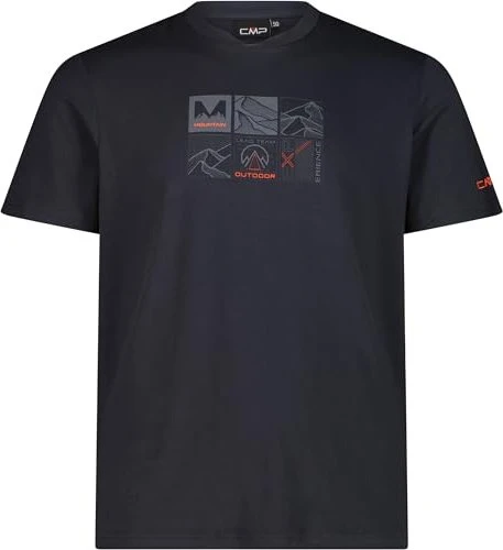 CMP Rundhals Funktionsshirt kurzarm antracite (Herren)