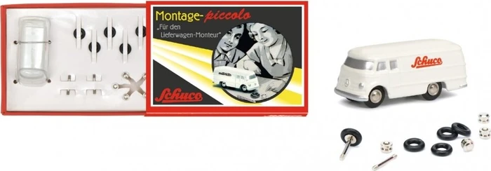 Schuco Der kleine Lieferwagen-Monteur Mercedes-Benz L319 Piccolo Montagekasten