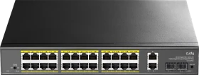 Cudy GS100 Series Rackmount Gigabit Switch, 26x RJ-45, 2x SFP, 300W PoE+