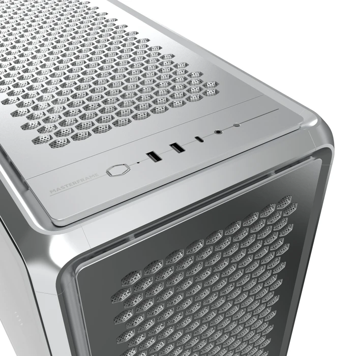 Cooler Master MasterFrame 600, silber, Glasfenster