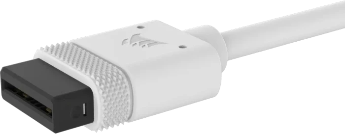 Corsair iCUE LINK Verlängerung, gewinkelt, 20cm, weiß, 2er-Pack