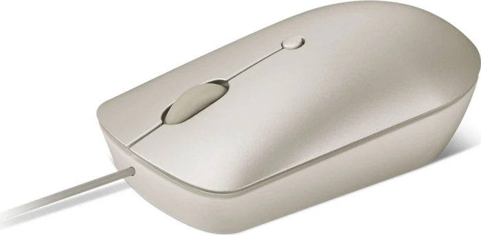 Lenovo 540 USB-C Wired Compact Mouse Sand, USB