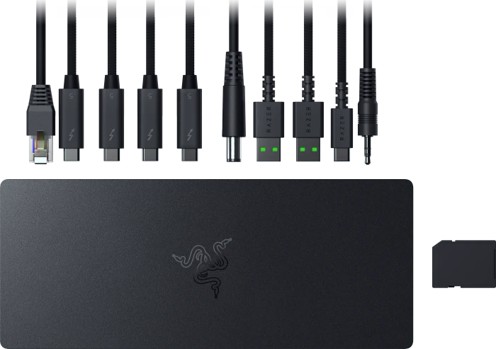 Razer Thunderbolt 5 Dock, schwarz, EU, Thunderbolt 5 [Buchse]