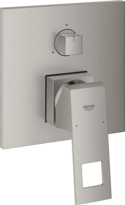 Grohe Eurocube Einhandbatterie mit 3-Wege Umstellung supersteel