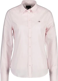 Gant Slim Fit Stretch Oxford Hemd langarm light pink (Damen)