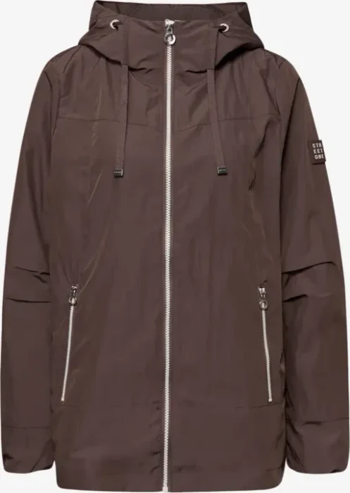 Street One Kapuze und Zipper Jacke mahogany brown (Damen)