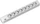 Bachmann 19" IT PDU Basic ALU, 8-fach, 230V, weiß, 2m (333.001)