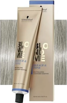 Schwarzkopf BlondMe Bleach & Tone Haartönung asch, 60ml