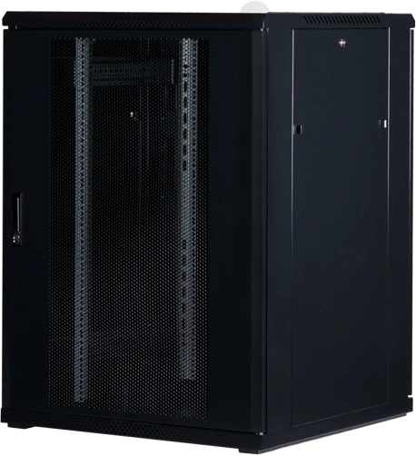 Rockstable 19" Serverschrank 22HE, Gitternetztür, IP2X, schwarz, 800mm tief