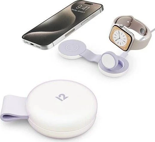 Twelve South ButterFly SE 2-in-1 Qi2 Charger iridescent