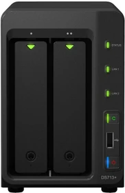 Synology DiskStation DS713+, 1GB RAM, 2x RJ-45 1000Base-T, 2x USB-A 3.0