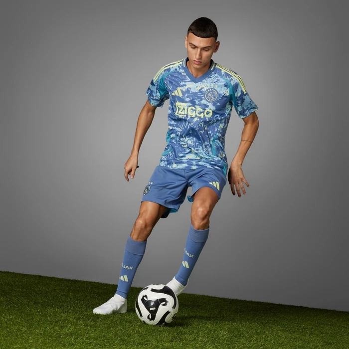 adidas Ajax 2024/2025 Auswärtstrikot crew blue (Herren)