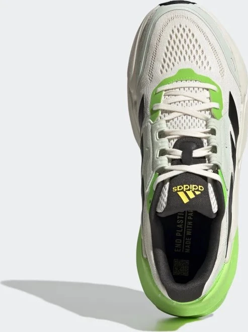 adidas Adistar chalk white/core black/solar green (Herren)