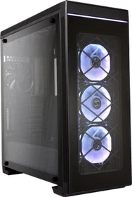 Lian Li Alpha 550X schwarz, Glasfenster