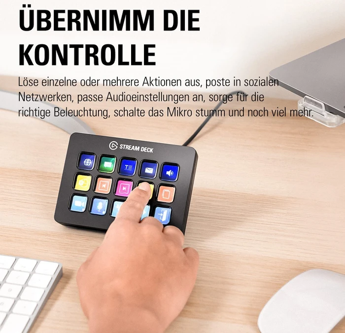 Elgato Stream Deck MK.2, schwarz, USB-C