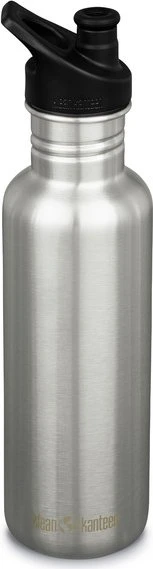 Klean Kanteen Classic Sport Cap Trinkflasche 800ml brushed stainless