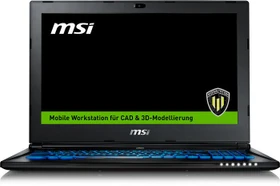 MSI WS60 6QJE316H11 Workstation, Xeon E3-1505M v5, 16GB RAM, 128GB SSD, 1TB HDD, Quadro M2000M, DE (0016H8-SKU1511)