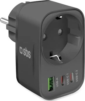 SBS Mobile Multi-Socket Charger 30W schwarz