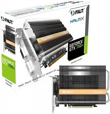 Palit GeForce GTX 750 Ti KalmX, 2GB GDDR5, 2x DVI, Mini HDMI