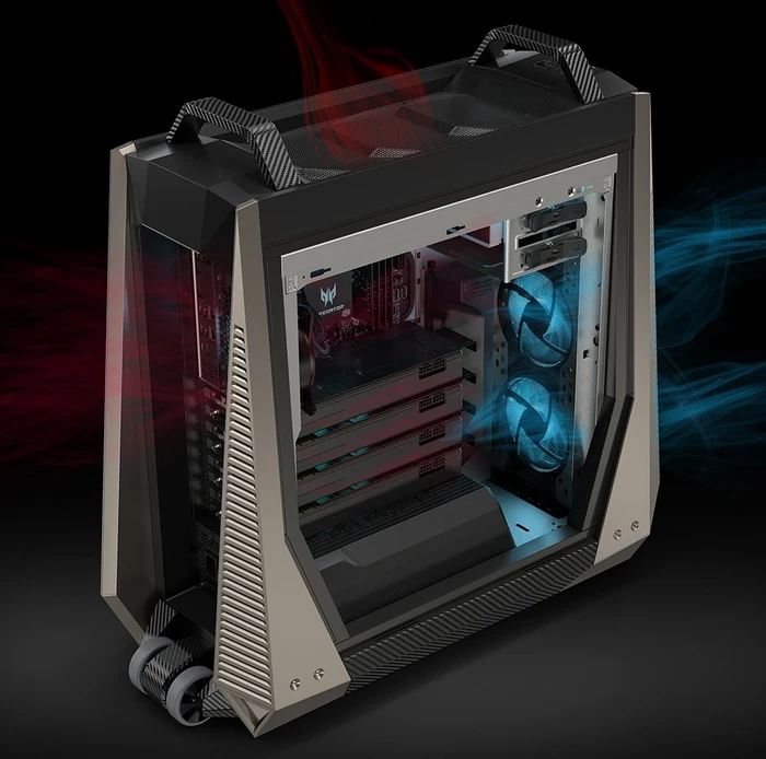 Acer Predator Orion 9000, Core i9-9900X, 64GB RAM, 2TB SSD, 6TB HDD, GeForce RTX 2080 Ti