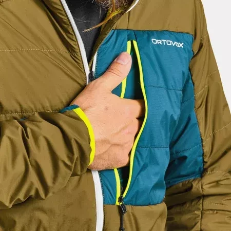 Ortovox Swisswool Piz Duan Funktionsjacke green moss (Herren)