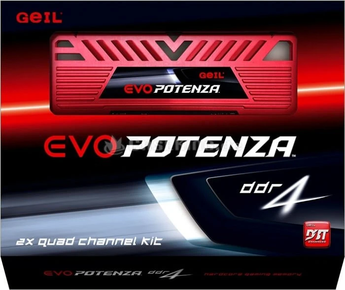 GeIL EVO Potenza UDIMM 64GB Kit, DDR4-2400, CL15-15-15-35