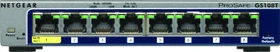 Netgear ProSAFE GS100 Desktop Gigabit Smart Switch, 8x RJ-45, PoE PD (GS108T-200)