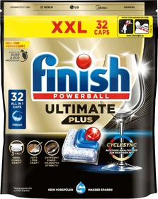 Finish Powerball Ultimate Plus Geschirrspültabs, 32 Stück
