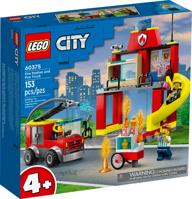 LEGO City - Feuerwehrstation und Löschauto