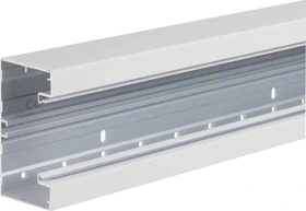 Hager Brüstungskanal-Unterteil zu BRA, 68x130mm, f. Oberteil 80mm, Alu Verkehrsweiß