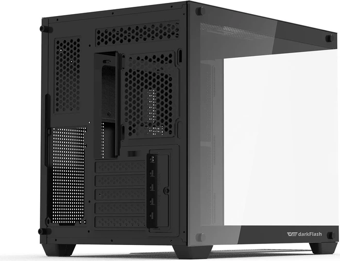 DarkFlash C285MP Black, Glasfenster