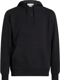 Calvin Klein Badge Baumwoll-Frottee Hoodie schwarz (Herren)