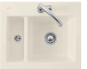 Villeroy & Boch Subway 620x510mm Einbau Becken reversibel ivory