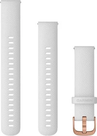 Garmin Schnellwechsel Ersatzarmband 110-175mm Silikon white/rose gold