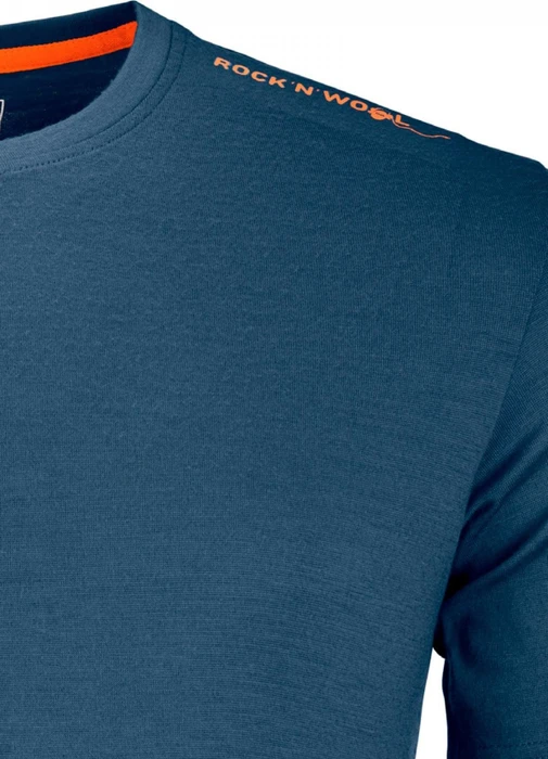 Ortovox 185 Rock'N'Wool Funktionsshirt kurzarm night blue (Herren)