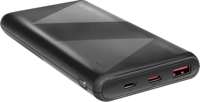 LogiLink Powerbank 10000mAh 1x USB-A 1x USB-C schwarz
