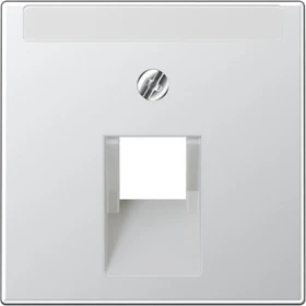 Jung Serie A Abdeckung für IAE/UAE-Anschlussdose 1x 8-polig, aluminium