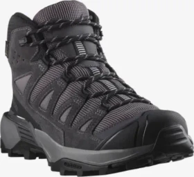 Salomon X Ultra 360 Leather Mid GTX shark/nine iron/cloud gray (Damen)