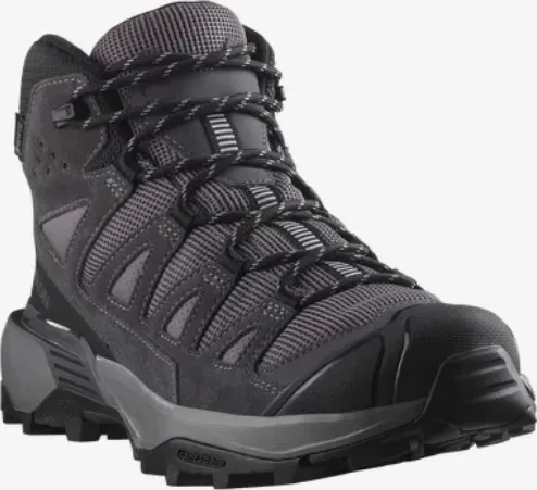 Salomon X Ultra 360 Leather Mid GTX shark/nine iron/cloud gray (Damen)