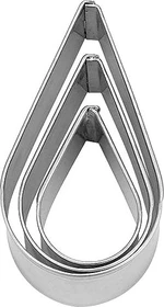 Städter Terrassen-Ausstecher Tropfen/Zapfen Glatt 4/5/6cm