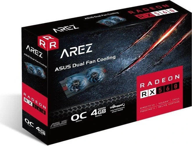 ASUS AREZ Radeon RX 560D EVO, AREZ-RX560-O4G-EVO, 4GB GDDR5, DVI, HDMI, DP