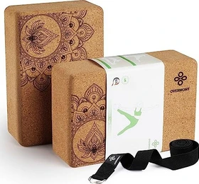 Overmont Fitness Yogablock kork