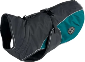 Hunter Uppsala Cozy Hundemantel, Wintermantel, wasserabweisend, reflektierend, 45, anthrazit/petrol