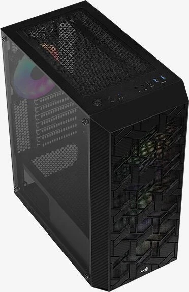 AeroCool Hive FRGB, inkl. 4x Lüfter, Glasfenster