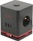 Olympia IOIO SW 1000 Steckdosenwürfel mit integriertem USB-C Ladekabel, 3-fach, 2x USB-C/2x USB-A, 1.5m, schwarz/rot Vorschaubild