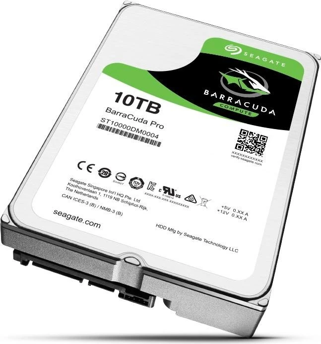 Seagate BarraCuda Pro +Rescue 10TB, 24/7, 512e / 3.5" / SATA 6Gb/s