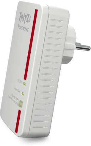 FRITZ! FRITZ!Powerline 1240E Kit, Powerline/WLAN-Access Point und Powerline-Adapter Set, 2er-Bundle