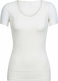 Icebreaker Siren Sweetheart Funktionsshirt kurzarm snow white (Damen)