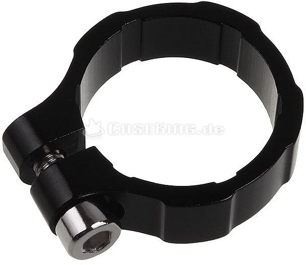Lamptron Elite Aluminium Tubing Clamps 5/8" [16mm] schwarz, Schlauchschelle