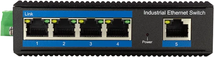 LogiLink NS200 Industrial Railmount Switch, 5x RJ-45